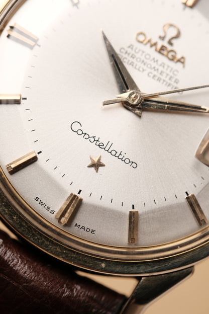 1966 OMEGA CONSTELLATION PIE PAN DOG LEG White Dial AUTOMATIC CHRONOMETER REF. 168.005