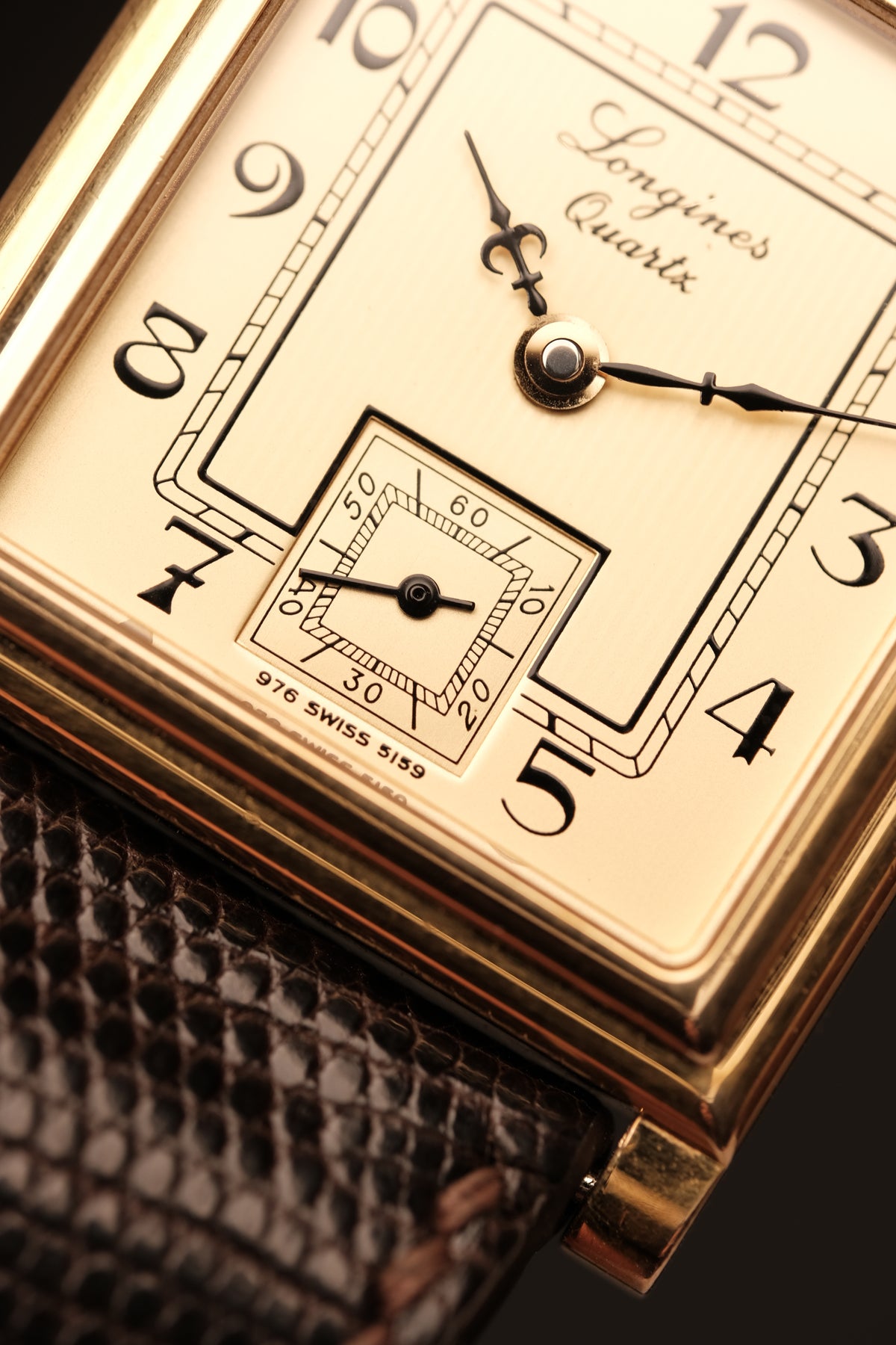 Vintage Longines 150th Anniversary Square Tank Reference 976.5159