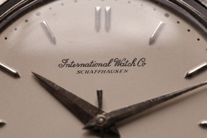 Calatrava IWC SCHAFFHAUSEN Cal.89 White Dial Hand Winding