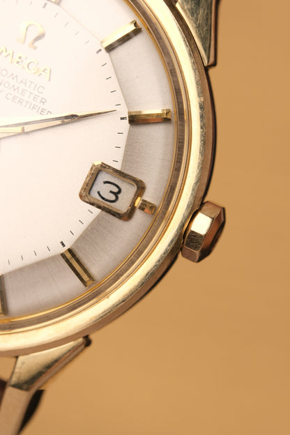 1963 OMEGA CONSTELLATION PIE PAN DOG LEG White Dial AUTOMATIC CHRONOMETER REF. 168.005
