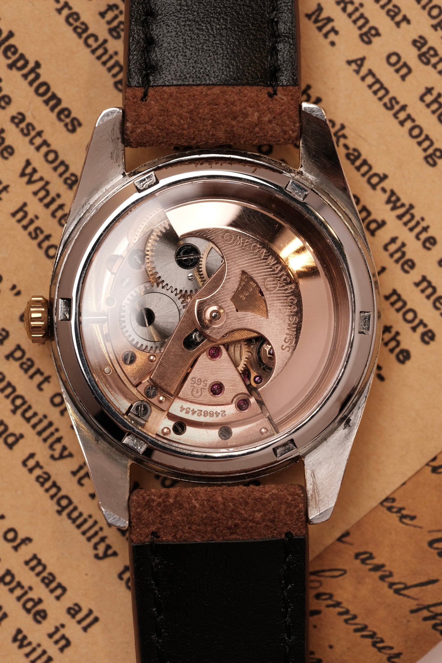 Vintage Omega Seamaster Automatic Gold Capped 166.010-63 ( Sapphire case back)