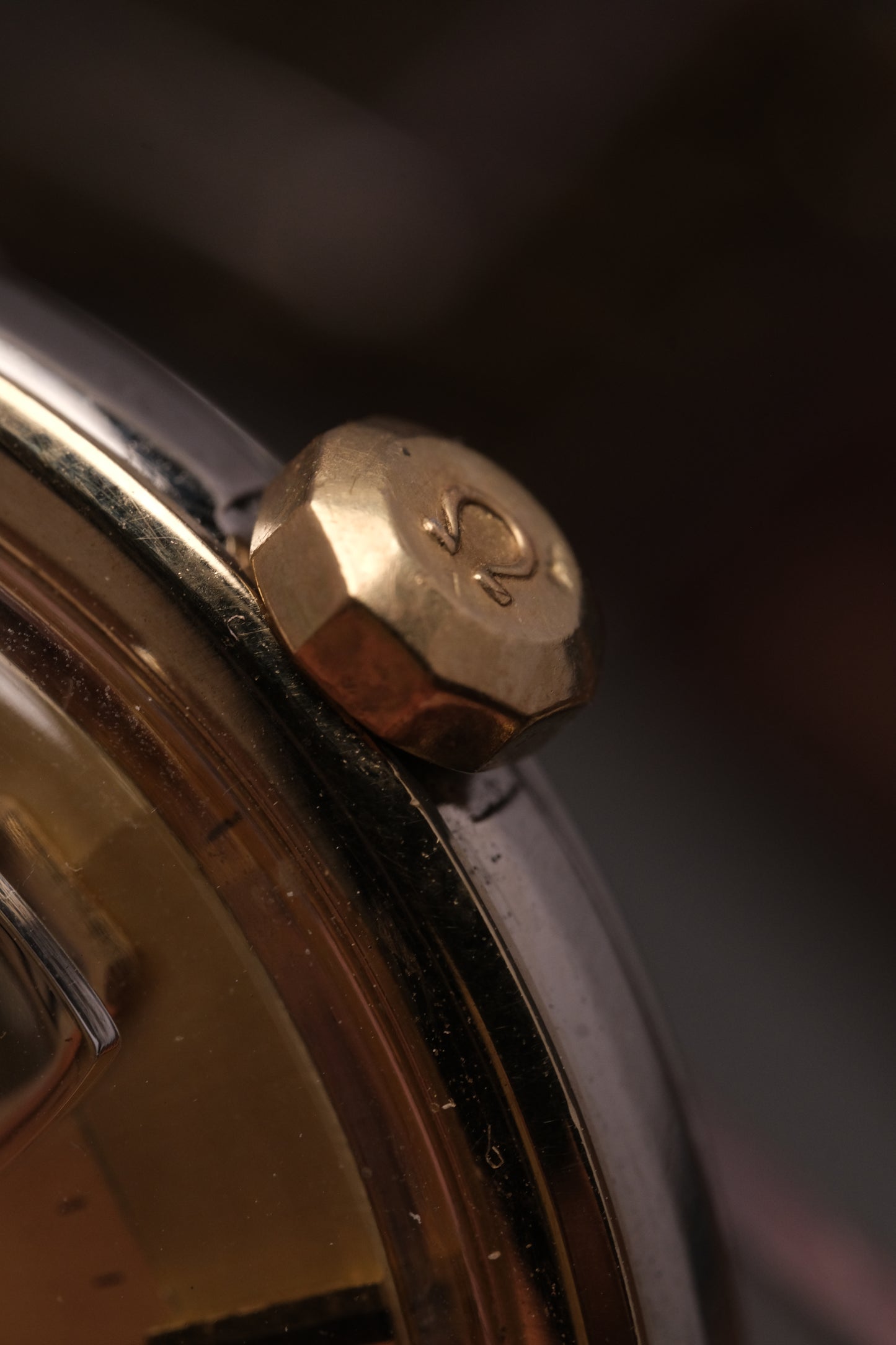 OMEGA CONSTELLATION PIE PAN DOG LEG GOLD AUTOMATIC CHRONOMETER REF. 168.005