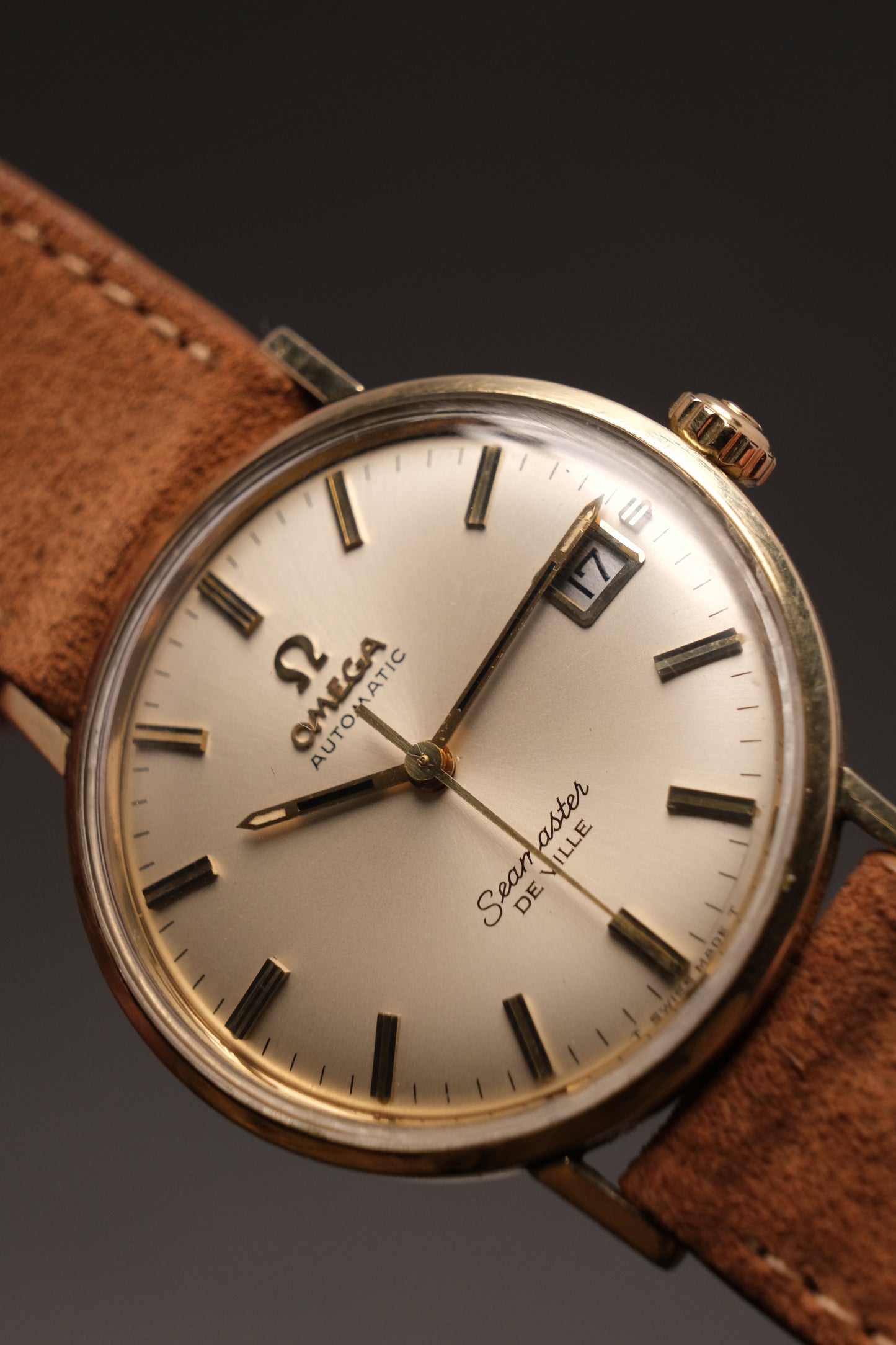 1960s Vintage OMEGA Seamaster De Ville LL6287-1 14k Gold Filled