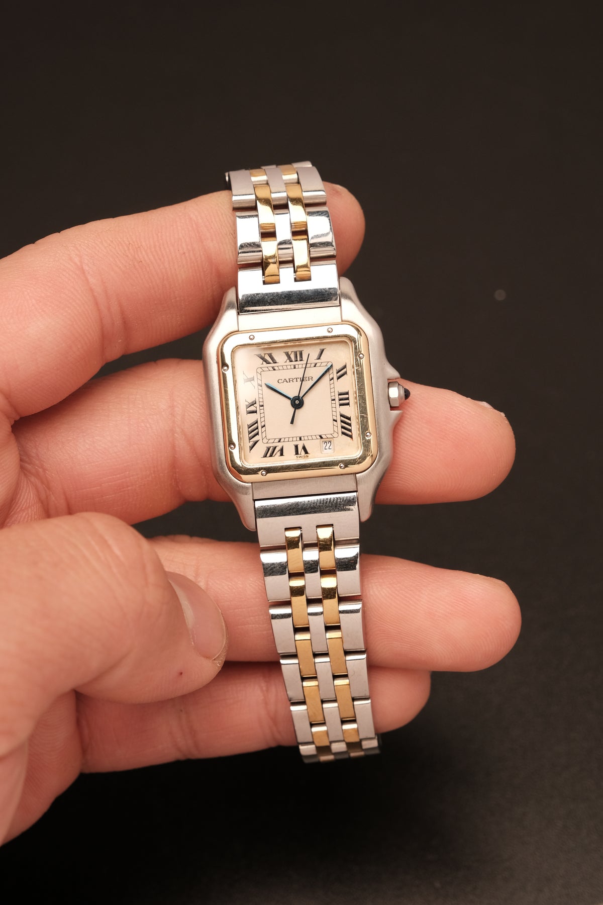 Cartier Panthère Ref. 187949(MM 27x27mm) ROMAN DIAL QUARTZ
