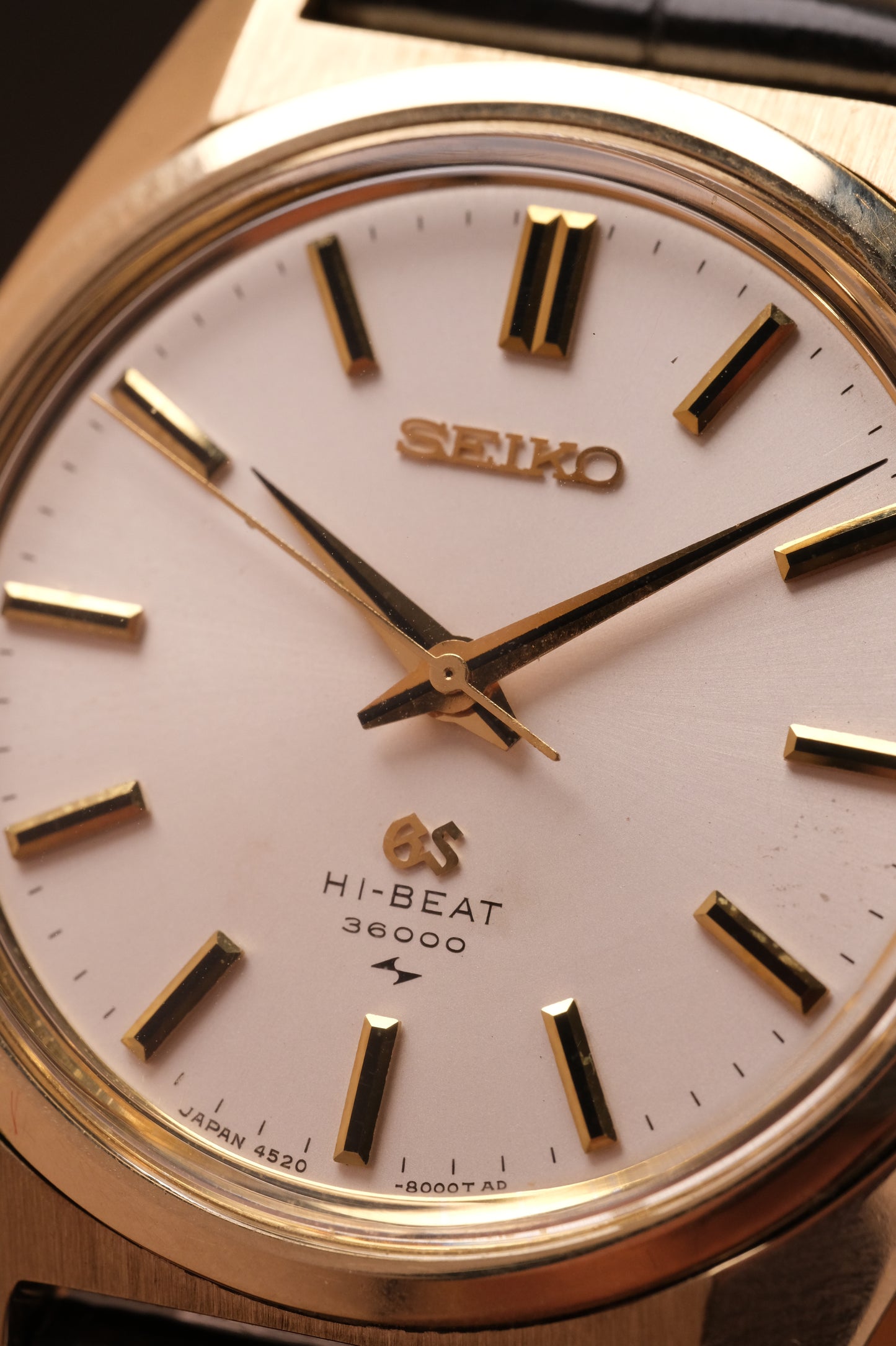 Grand Seiko GS45 High Beat 36000 1969's 4520-8000 CAP GOLD NoDate