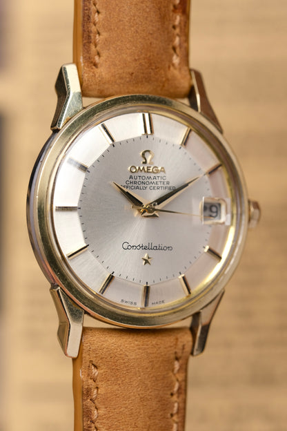 1969 OMEGA CONSTELLATION PIE PAN DOG LEG White Dial AUTOMATIC CHRONOMETER REF. 168.005