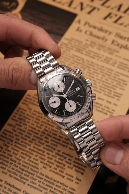1998 Omega Speedmaster Reverse Panda Chronograph Automatic Date 3511.50 Cal. 1152
