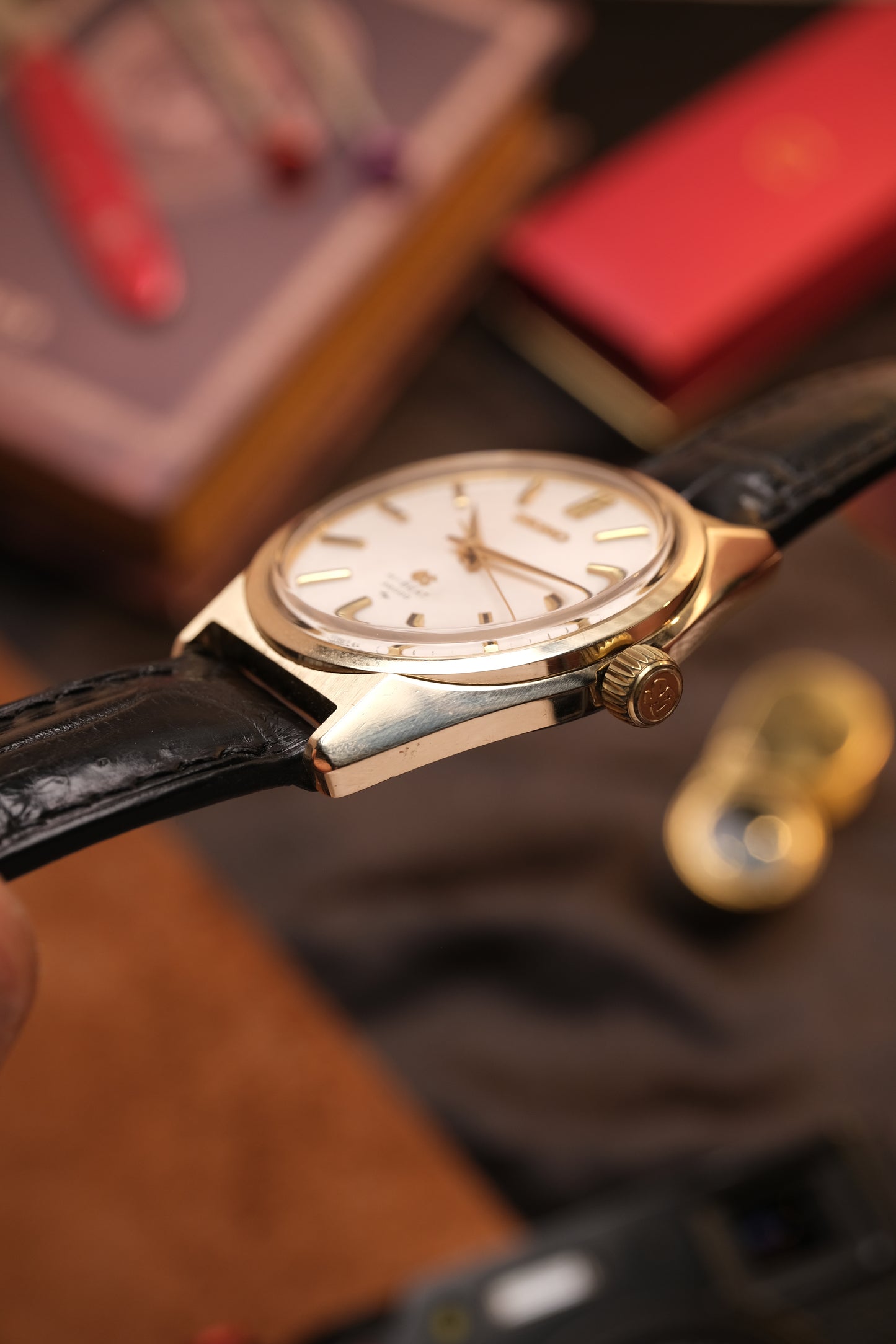 Grand Seiko GS45 High Beat 36000 1969's 4520-8000 CAP GOLD NoDate