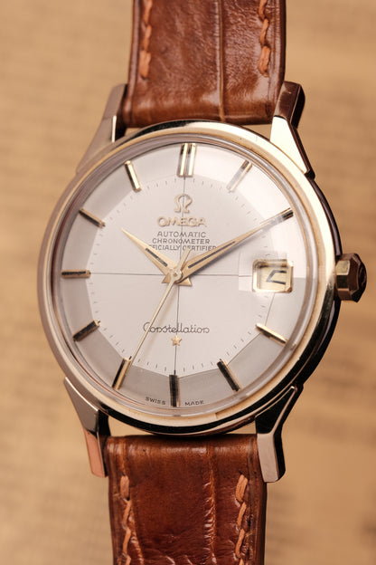 1967 OMEGA CONSTELLATION PIE PAN DOG LEG Cross Hair Dial AUTOMATIC CHRONOMETER REF. 168.005
