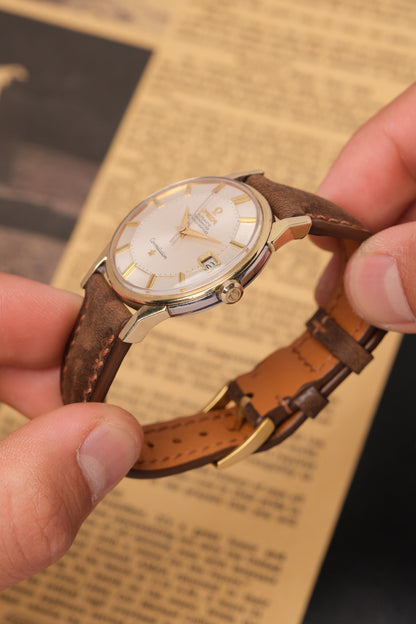 1966 OMEGA CONSTELLATION PIE PAN DOG LEG White Dial AUTOMATIC CHRONOMETER REF. 168.005