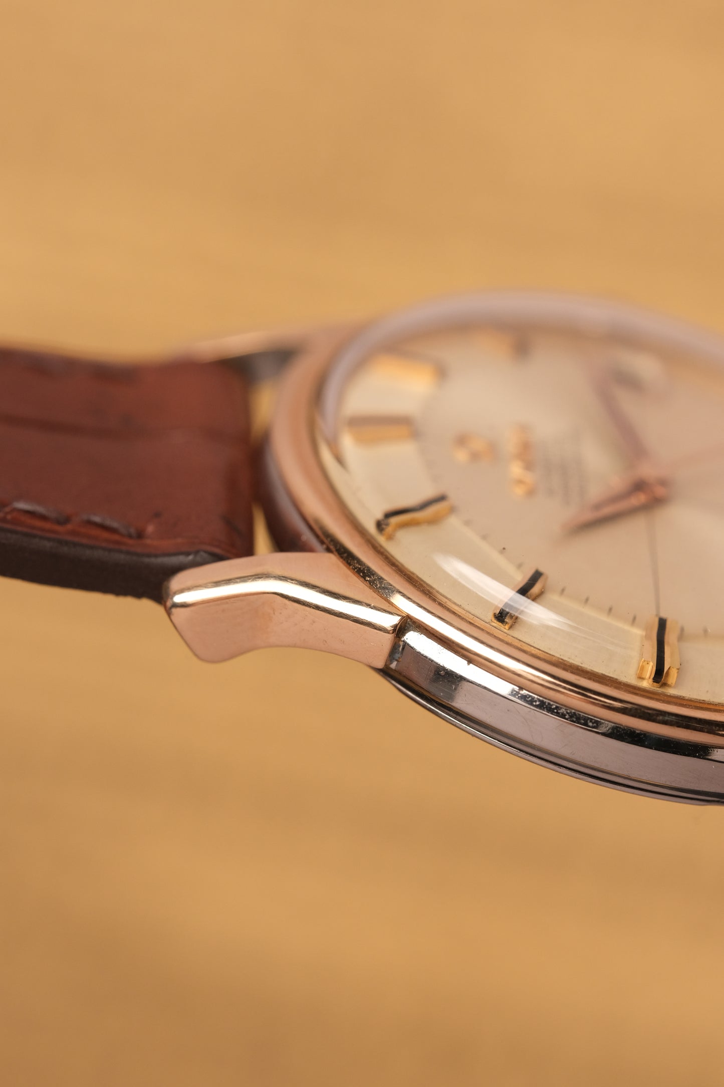 1962 OMEGA CONSTELLATION PIE PAN CROSS HAIR ROSE GOLD AUTOMATIC CHRONOMETER REF. 1490-61 SC