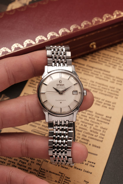 1966 OMEGA CONSTELLATION PIE PAN DOG LEG AUTOMATIC CHRONOMETER REF. 168.005
