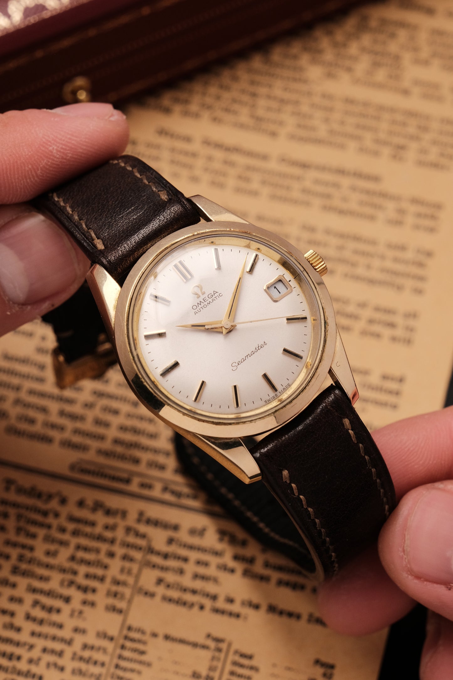 1966 Omega Seamaster Automatic Gold Capped REF.166.010