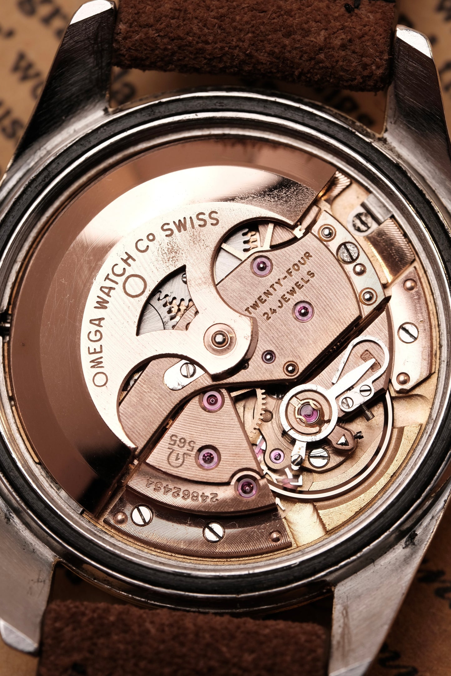 Vintage Omega Seamaster Automatic Gold Capped 166.010-63 ( Sapphire case back)